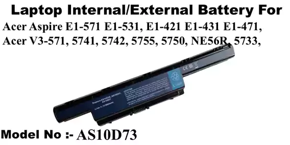 Acer AL12A32 External Battery For Acer Aspire E1-522 E1-530 E1-532 E1-570 E1-572 V5-531 V5-571, V5-471, E1 470