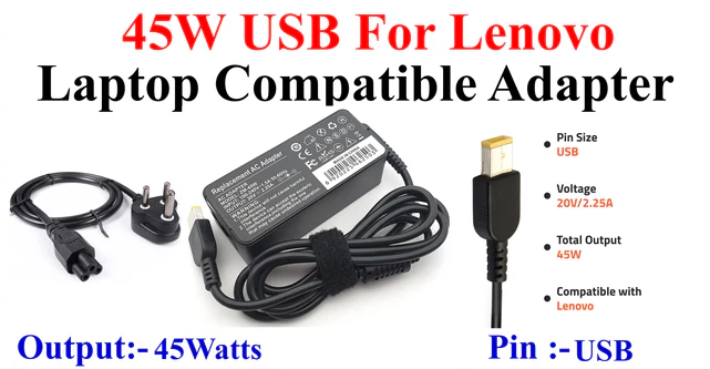 45W USB For Lenovo Laptop1