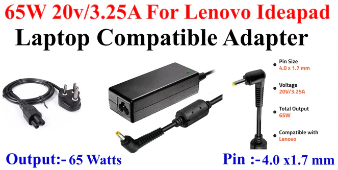 65W Compatible with Lenovo Laptop1