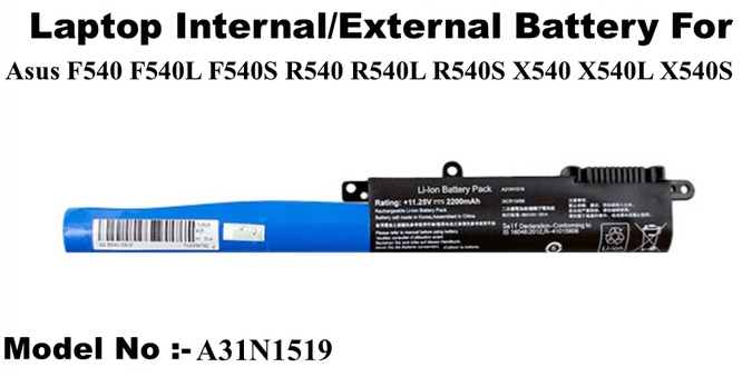 A31N1519 Internal Battery for ASUS