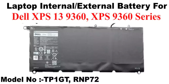 Battery for Dell XPS 13 9360