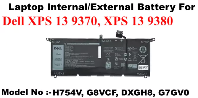 Battery for Dell XPS 13 9370